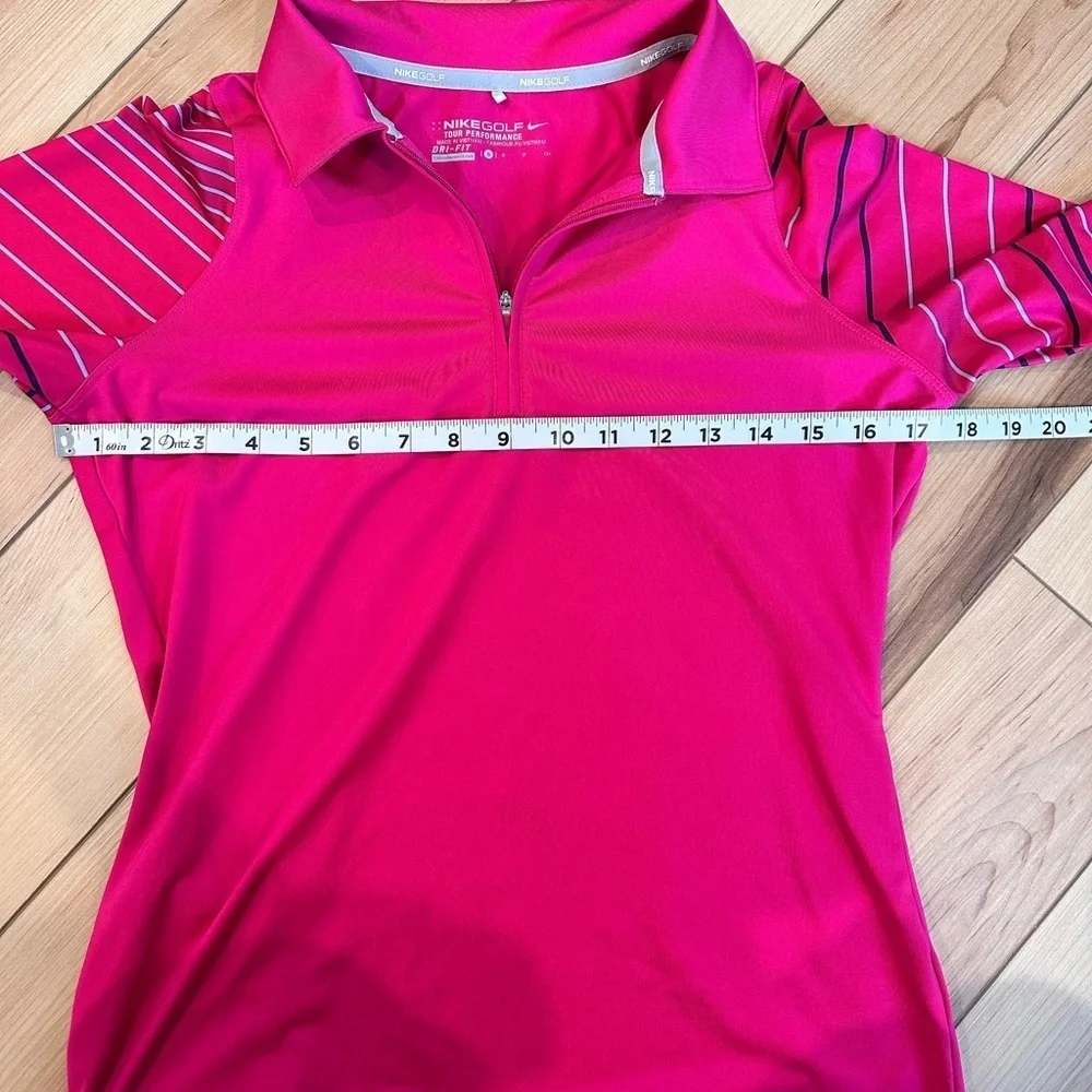 Nike Golf Fuchsia Dri-FIT Quarter-Zip Top